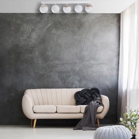 Csillár SFERA WOOD 5xE14/40W/230V fehér