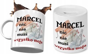 Marcelnek Bögre Ajándék persely szett fényképes nyomtatással