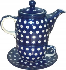 423 csésze csészealj teáskanna kerámia Boleszláv 42/2