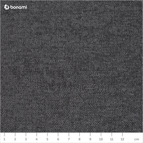 Scandic Lagom L sötétszürke kinyitható kanapé, jobb oldalas - Miuform