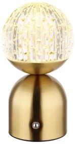 Globo 21007M-LED Dimmelhető érintős asztali lámpa JULSY LED/2,5W/3,7V 2700/4000/6500K réz
