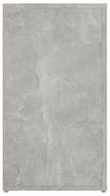 betonszürke szerelt fa tálalószekrény 100x33x59,5 cm
