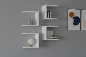 Fali polc base - white