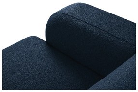 Sötétkék buklé sarokkanapé (jobb oldali) Molino – Micadoni Home