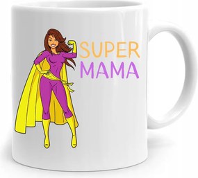 Ajándék Bögre Anyukáknak Szuper Anya nyomtatott fényképpel