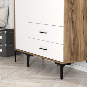 Kumsal ST - Walnut, White
