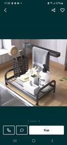 Konyhai mosogató rendszerező, tartó