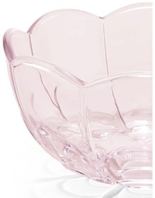 Világos rózsaszín üveg tálka szett 2 db-os ø 13 cm Lily – Holmegaard