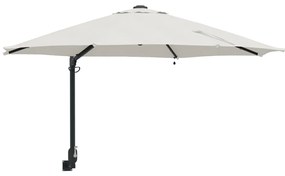 Falra Szerelhető Kert Napernyő LED-ekkel Bézs 248 cm