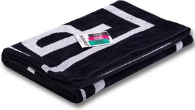 Budapest sötétkék strandtörölköző