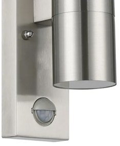 Eglo 32898 - LED érzékelős kültéri fali lámpa RIGA 5 2xGU10/3W/230V