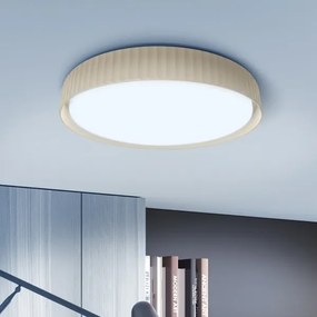 Brilagi - LED dimmelhető mennyezeti lámpatest LUCIA LED/48W/230V Ø 41 cm bézs + távirányítóval