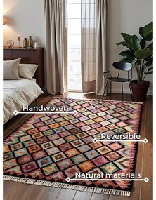 Kétoldalas kézi szövésű gyapjú szőnyeg 200x290 cm Kamal Zara – Nouristan