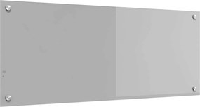 vidaXL Konyhai splashback Világosszürke 100 x 40 cm edzett üveg