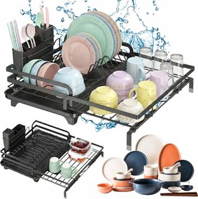 Edényszárító Kétszintes Edénycsepegtető Tartó Állvány
