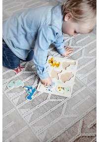 Fa formabeillesztős puzzle (részek száma 6) Dinosaurs – Kindsgut