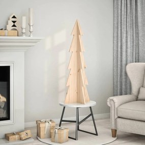 tömör fenyőfa karácsonyfa-dekoráció 112 cm