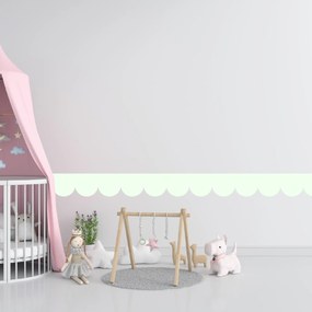 PIPPER. Textil öntapadó tapéta - Mini Ív - Menta színű Szín: Sápadt