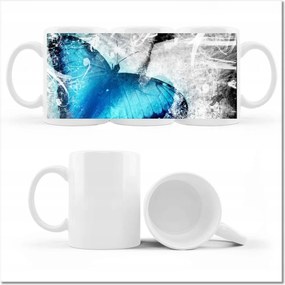 Nyomott mintás bögre Finom pillangó