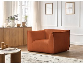 Narancssárga buklé fotel Giorgia – Bobochic Paris