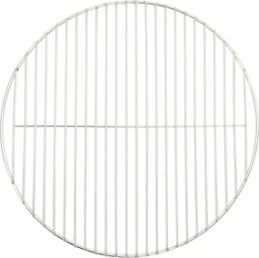 vidaXL kerek 304 rozsdamentes acél BBQ grillrács Ø47 cm