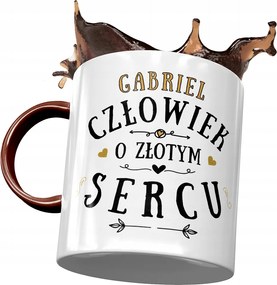 Bordó Bögre Gabriel Gabrysia Férj Ajándék Nyomtatott Fotóval