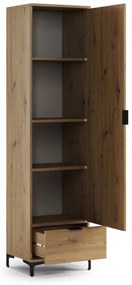 LORA fiókos szekrény, artisan tölgy kivitelben