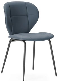 Sötétszürke étkezőszék szett 2 db-os Maura – Marckeric