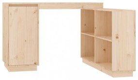 tömör fenyőfa íróasztal 110 x 50 x 75 cm