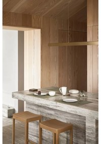 Barna dekoratív fa tárolódoboz 11x11x3 cm Square S – LIND DNA