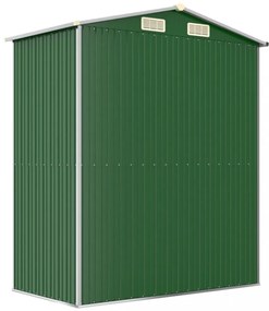 zöld horganyzott acél kerti fészer 192x108x223 cm