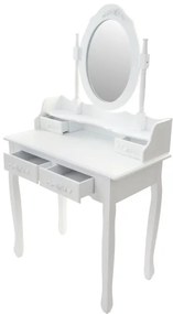 Fésülködő asztal Primadonna WHITE