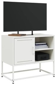 fehér acél TV-szekrény 68 x 39 x 60,5 cm