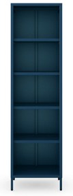 Könyvespolc MARIO, 500 x 1800 x 350 mm, Modern: sötétkék