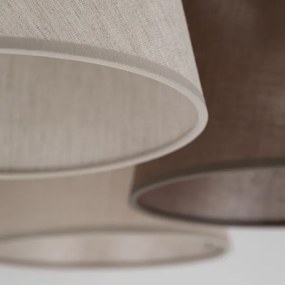 Brilagi - Felületre szerelhető csillár LATTE 5xE27/15W/230V fenyő/mix