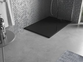 Mexen Otto téglalap alakú SMC zuhanytálca 100 x 90 cm, fekete - 4N709010