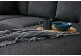 Sarok ülőgarnitúra Ewie (B) (antracit). 1101618