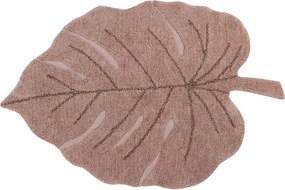 Lorena Canals pamut szőnyeg Monstera Vintage Nude 120x180 cm ökológiai