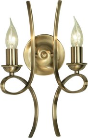 Endon PENN CA7W2BB Fali lámpa 2x40W/E14