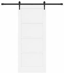 Csúszó ajtó Egyéb ORKDAL Fehér és fekete 83 x 202 cm