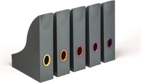Iratpapucs készlet, műanyag, 73 mm, DURABLE VARICOLOR®, vegyes (DB770657)