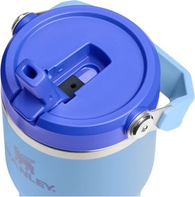 Kék rozsdamentes acél termosz 600 ml IceFlow™ Flip Straw 2.0 Tumbler Blue Sky – Stanley