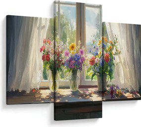 Kép - Csokor az ablaknál (90x60 cm)