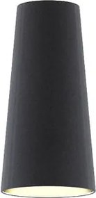 RENDL CONNY 15/30 asztali lámpaernyő Polycotton fekete/arany fólia max. 23W