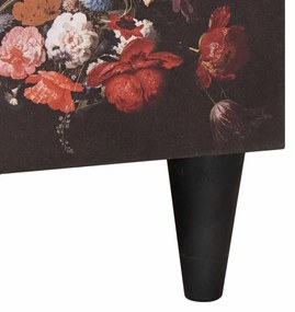 vidaXL Dohányzóasztal Sokszínű 80 x 50 x 40 cm Tömör Mangófát