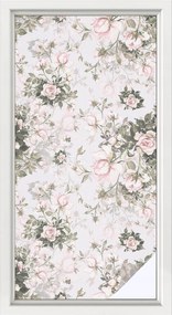 Ablakfólia Öntapadós Adatvédelem Virágos szépség 50x100 cm