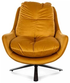 Treviso Velvet fotel, sárga