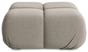 Bézs bársony moduláris lábtartó Lokua – Makamii