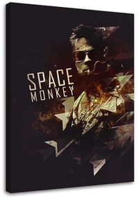 Gario Vászonkép Harcosok klubja, Space Monkey Brad Pitt - SyanArt Méret: 40 x 60 cm