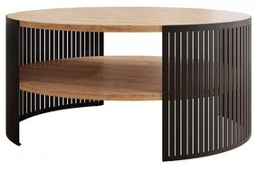 Dohányzóasztal Zentono (fekete + arany craft tölgy) . 1103777